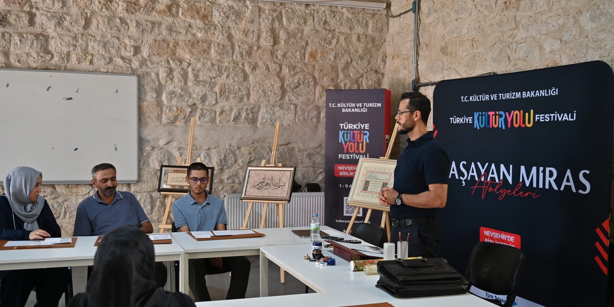 Nevşehir Kültür Yolu Festivali Hat Sanatı ve Çömlekçilikle Dolu Dolu Geçti