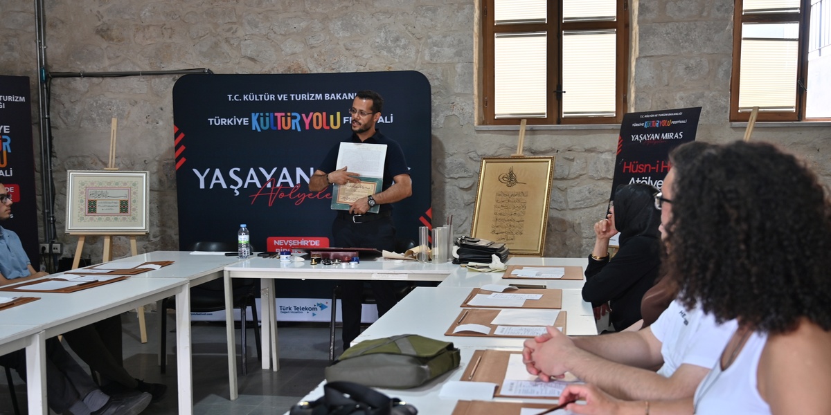 Nevşehir Kültür Yolu Festivali Hat Sanatı ve Çömlekçilikle Dolu Dolu Geçti
