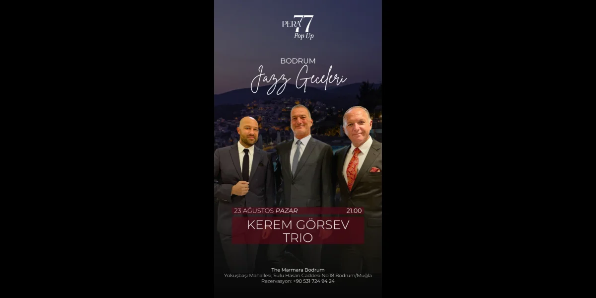 Pera 77 Pop-Up Konserleri Ağustos Ayında da The Marmara Bodrum'da