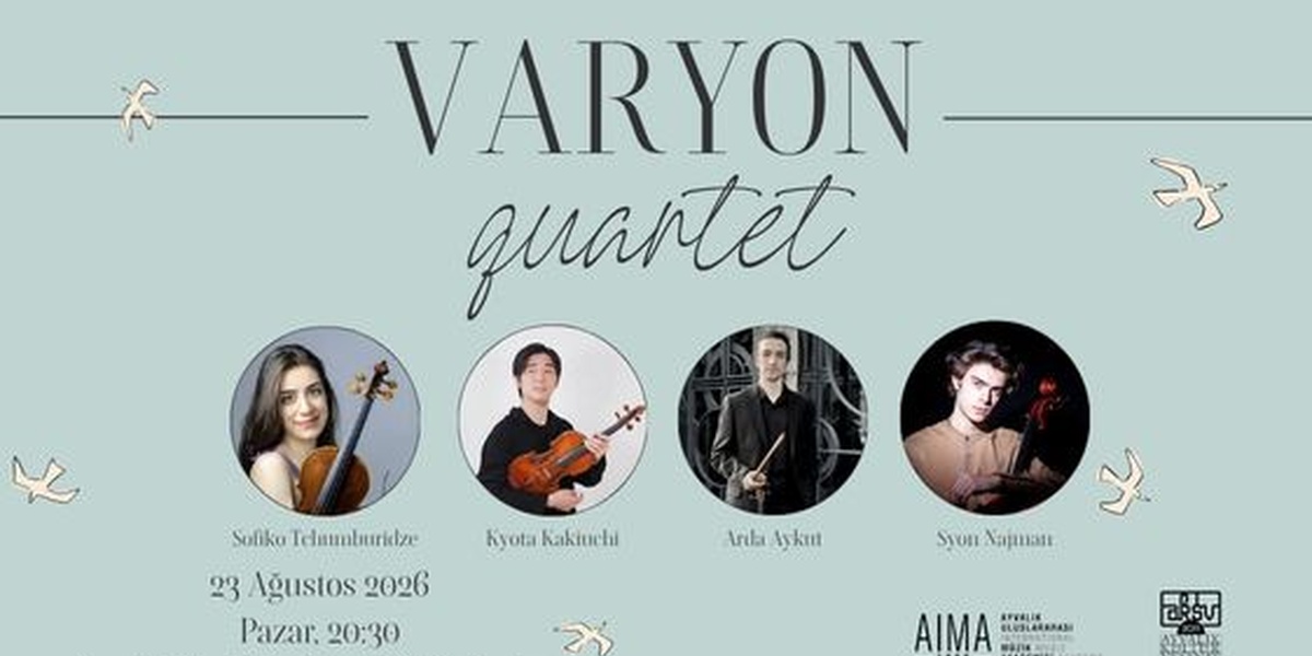Varyon Quartet, 23 Ağustos'ta Ayvalık'ta Sahne Alacak