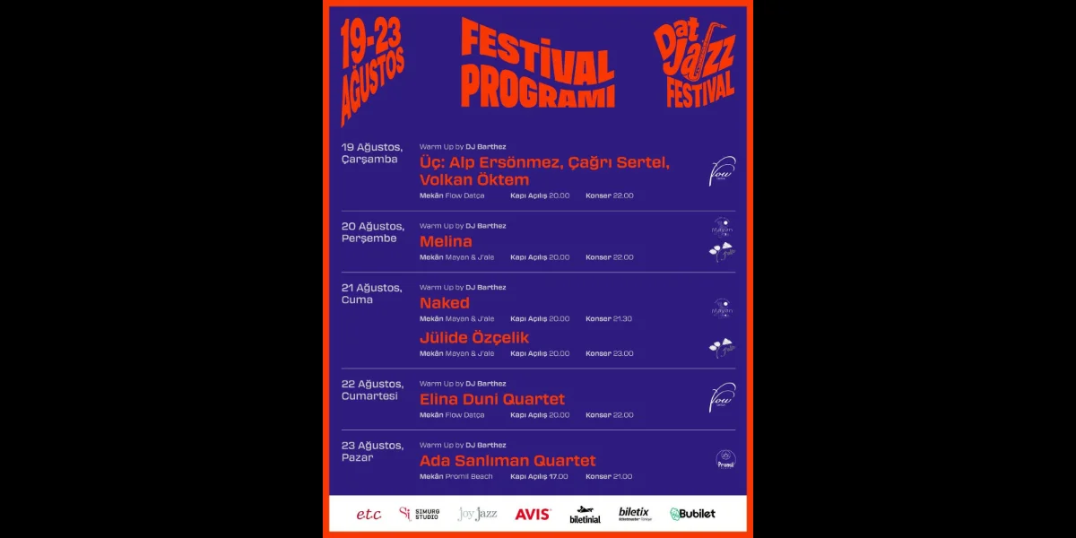 datjazz festivali yarın datça'da ritmi başlatıyor