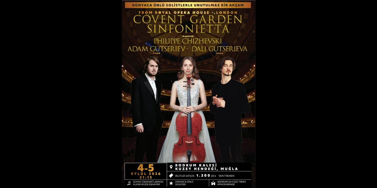 Covent Garden Sinfonietta İlk Kez Türkiye'de Bodrum'da Sahne Alıyor