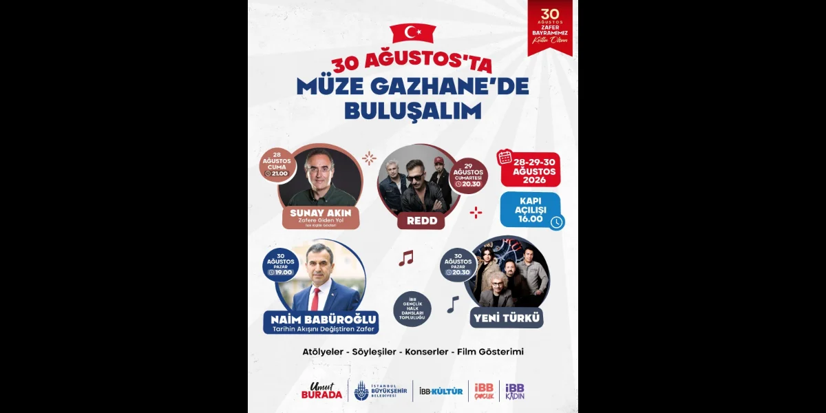 İstanbul zafer bayramı'na hazır: ulaşım ve müzeler Ücretsiz