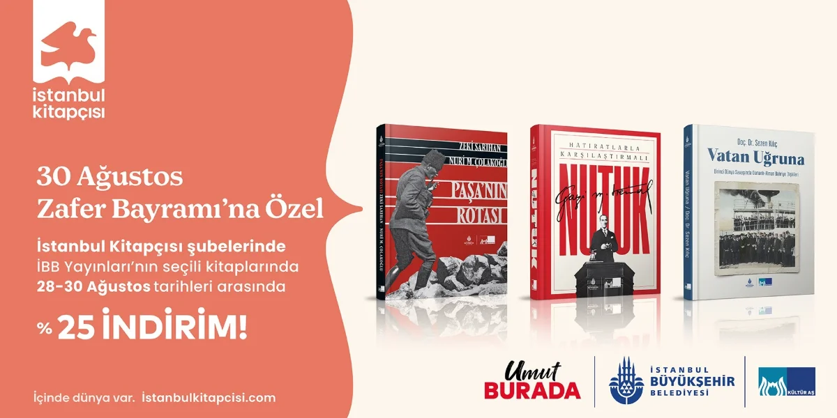 İstanbul Kitapçısı'ndan 30 Ağustos'a Özel İndirim Fırsatı
