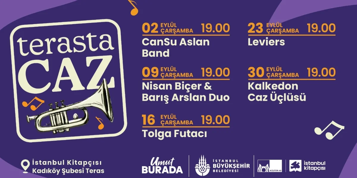 terasta caz eylül ayında kadıköy'ü ritme boğuyor