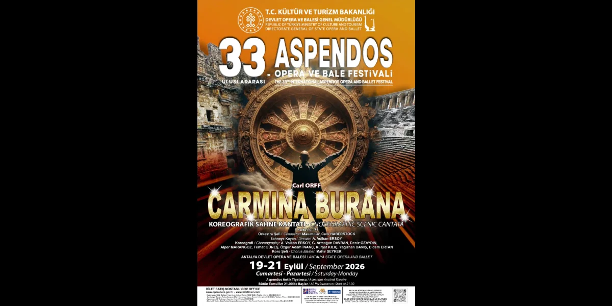 Genç Şef Haberstock, Aspendos'ta Carmina Burana'yı Yönetecek