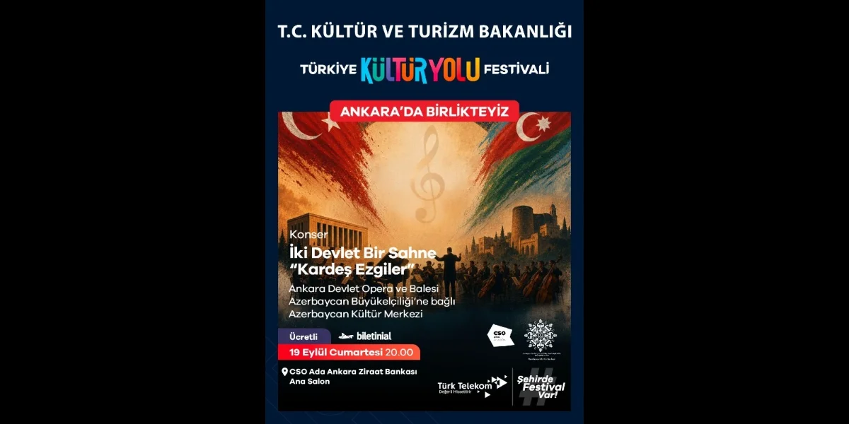 Ankara DOB'dan 'Kardeş Ezgiler' Konseri CSO Ada Ankara'da