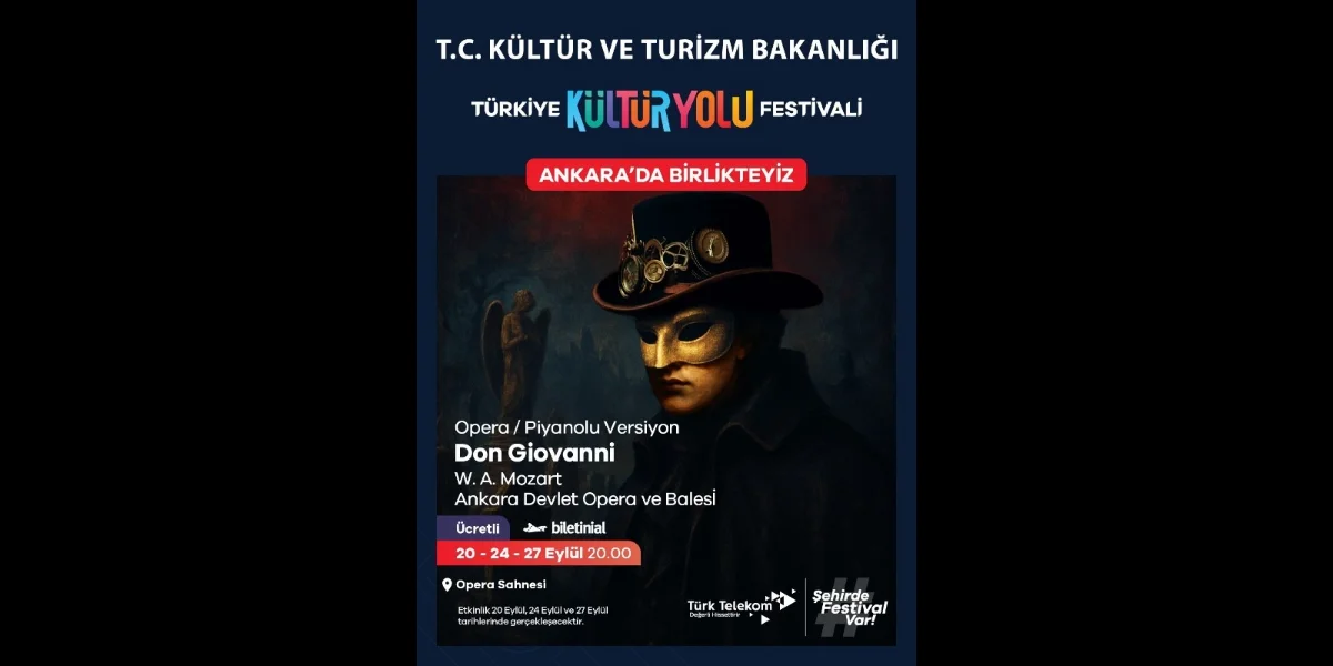 Mozart'ın Don Giovanni'si Ankara Kültür Yolu Festivali'nde