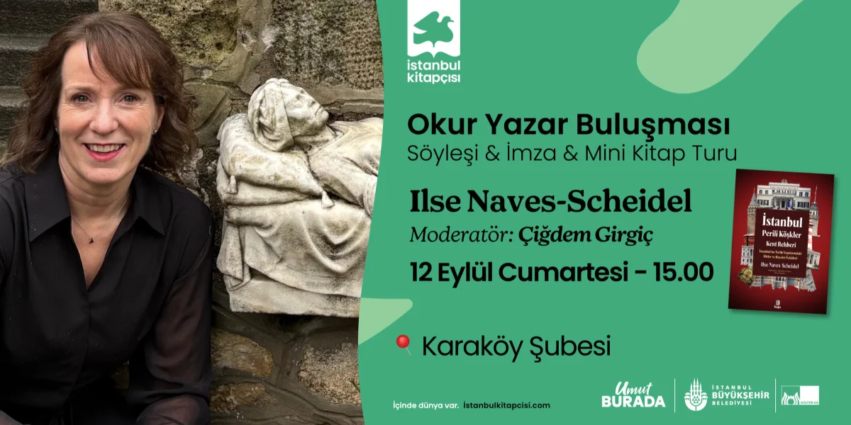 ilse naves-scheidel İstanbul kitapçısı’nda okurlarla buluşuyor