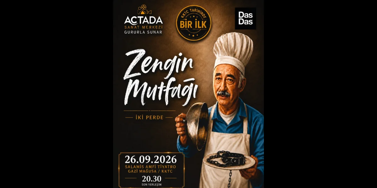 Şener Şen, 'Zengin Mutfağı' ile 26 Eylül'de KKTC'de Sahne Alacak