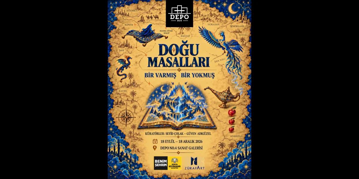 Doğu Masalları Sergisi Konya'da Ziyaretçilerini Kendi Hikayelerine Davet Ediyor