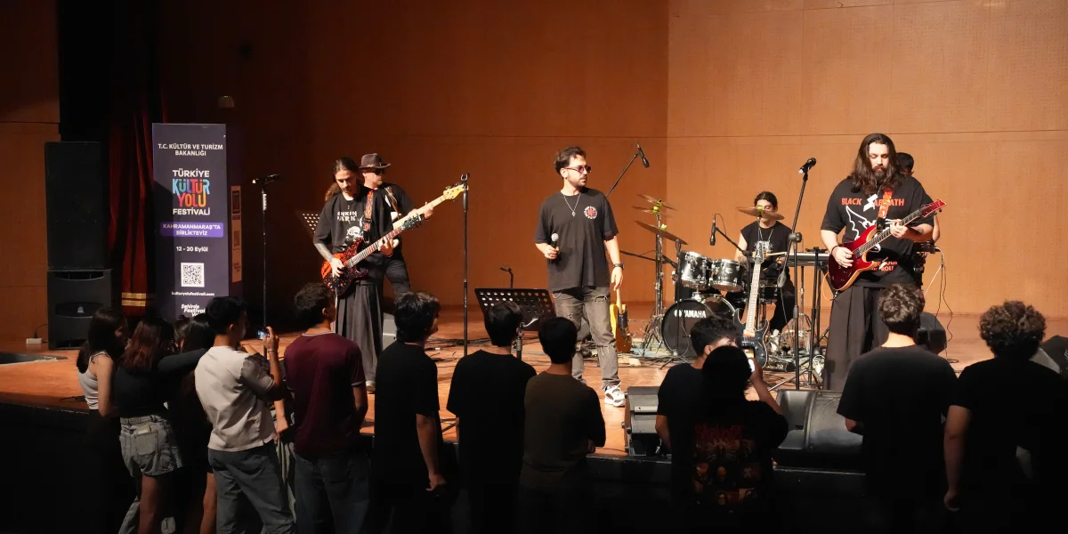 Kahramanmaraş Kültür Yolu Festivali'nde Rock Rüzgarı Esti