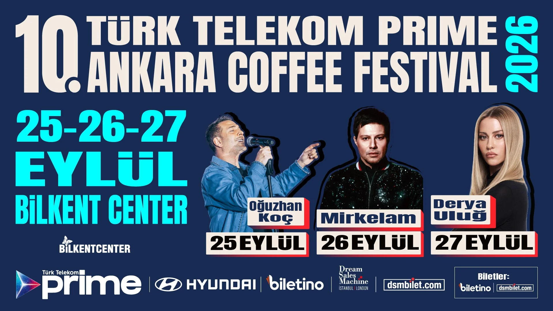 Ankara Coffee Festival 10. Yılında Müzikle Bilkent Center'da