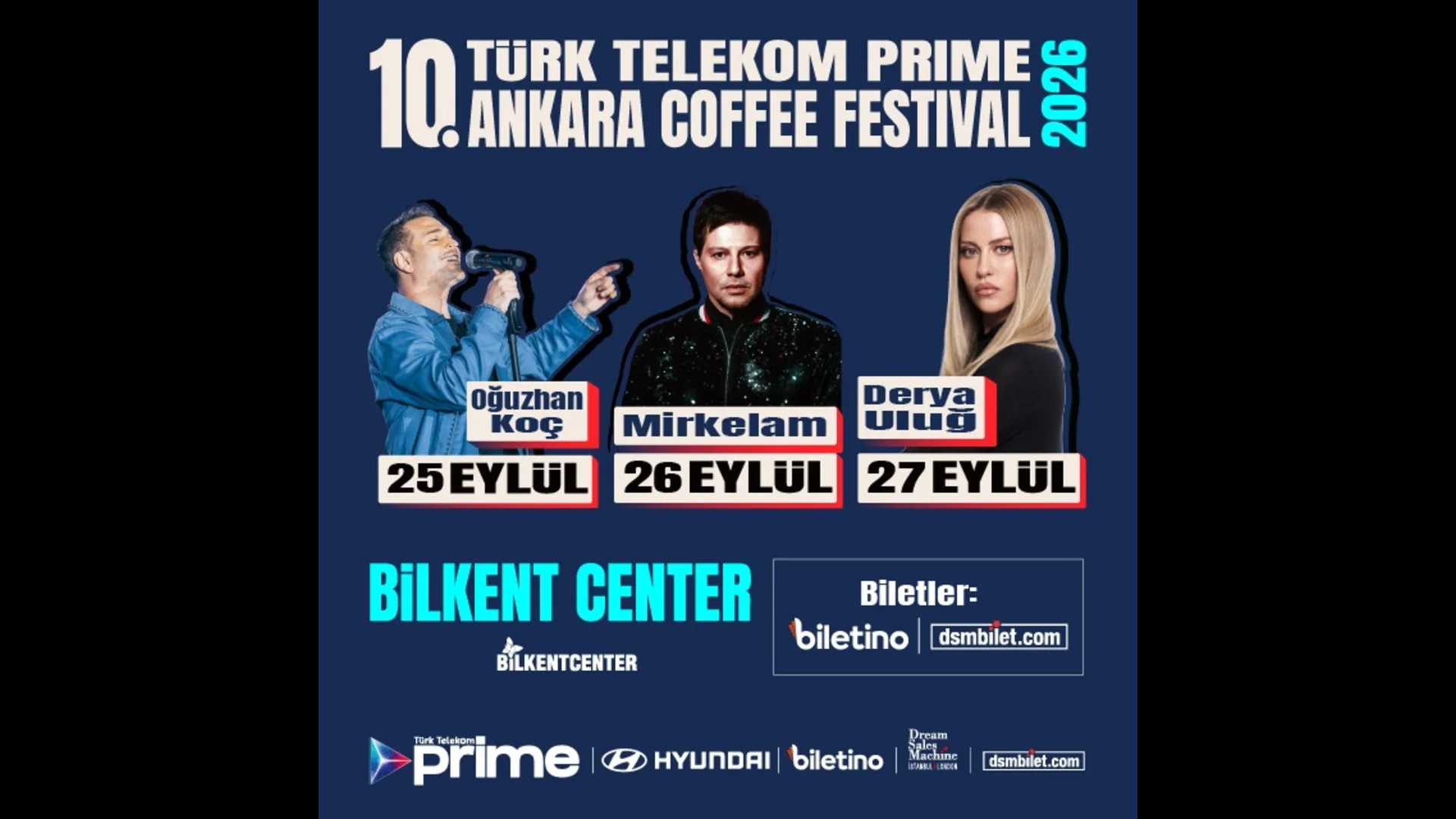Ankara Coffee Festival 10. Yılında Müzikle Bilkent Center'da