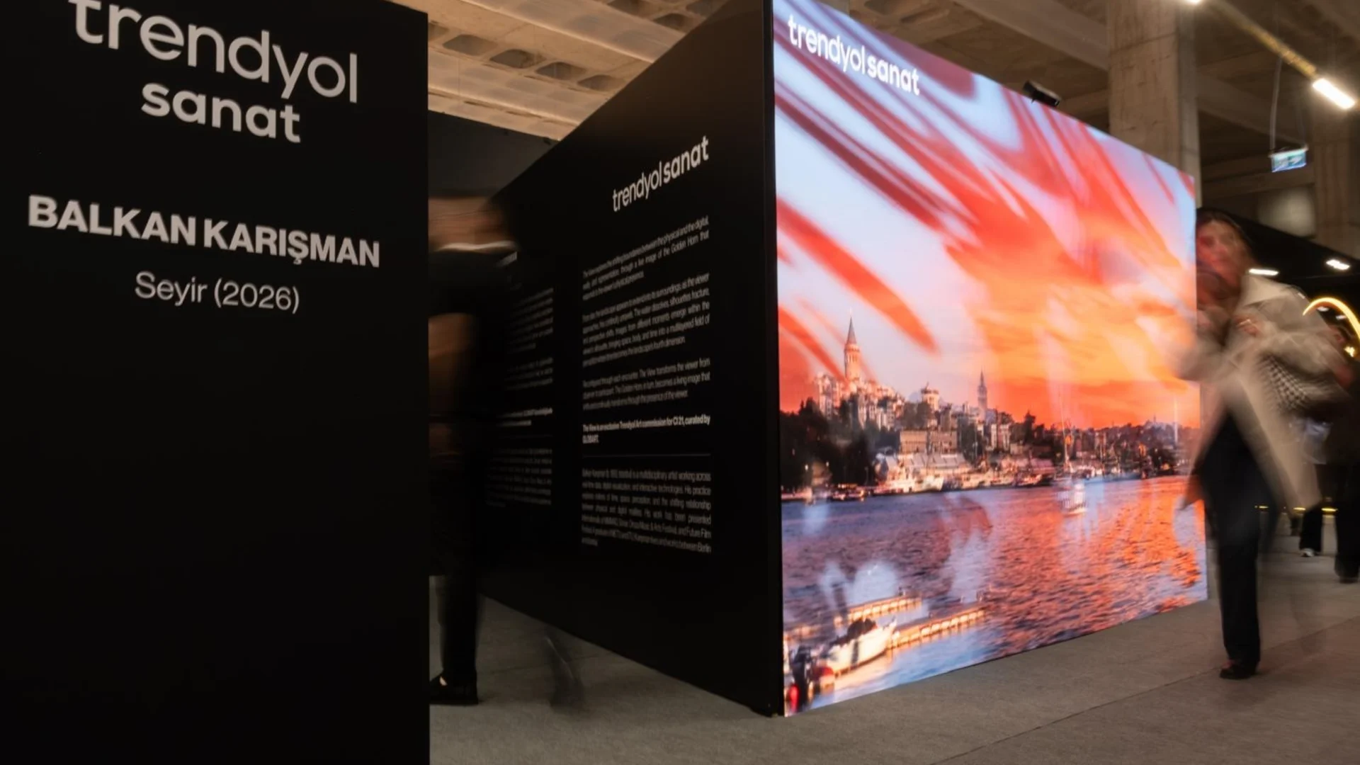 Balkan Karışman'ın 'Seyir'i Contemporary Istanbul'da Haliç'e Yeni Bir Bakış