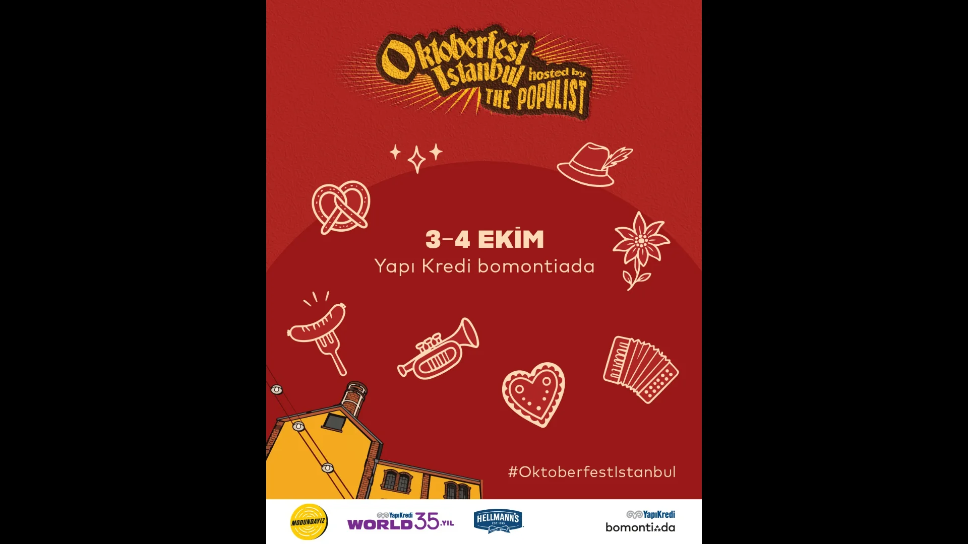 Oktoberfest İstanbul, 3 Ekim'de Yapı Kredi bomontiada'da Başlıyor