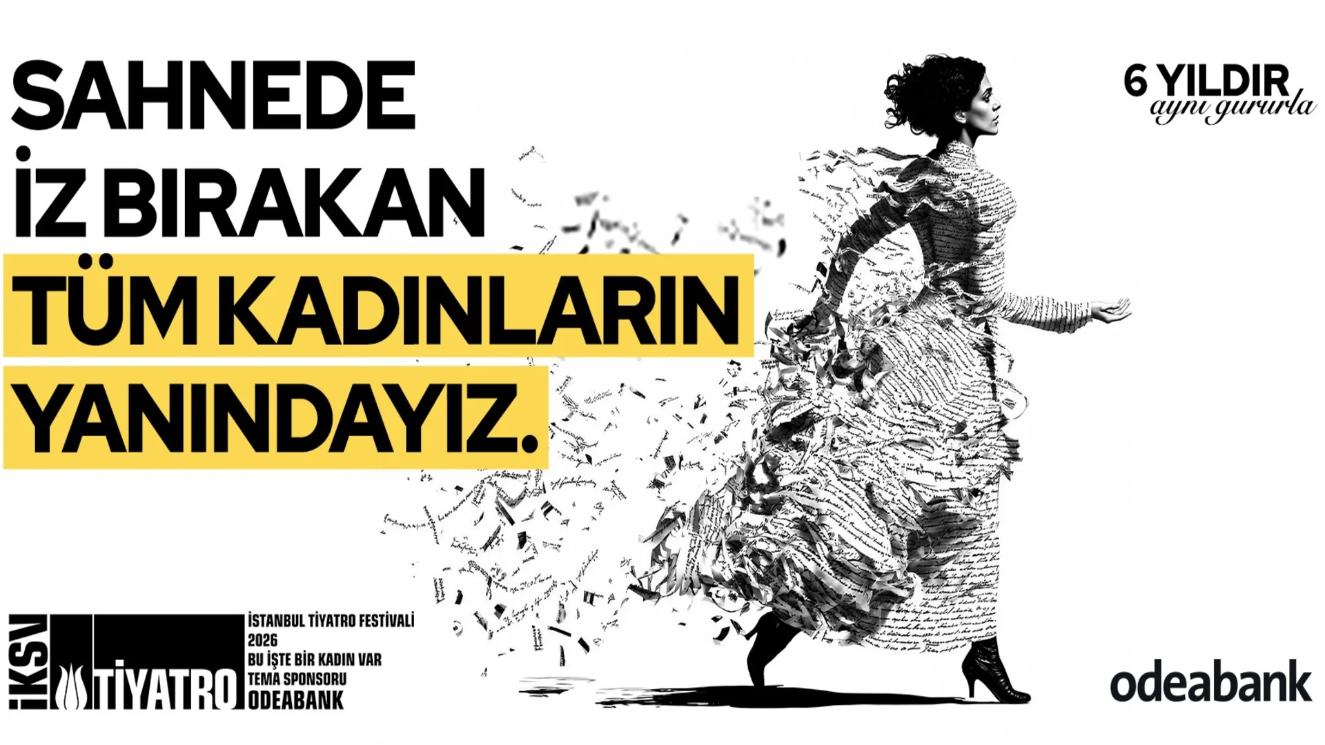 Odeabank, İstanbul Tiyatro Festivali'nde Kadın Üretimini Destekliyor