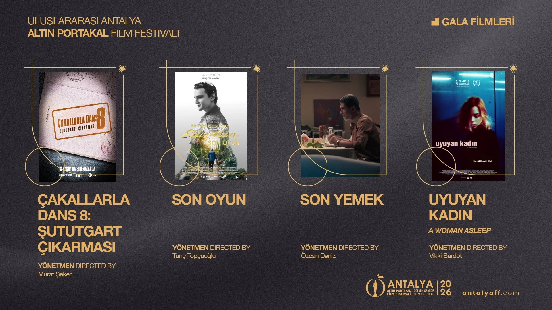 Altın Portakal’ın Gala Filmleri Belli Oldu: Dört Film Yarışıyor