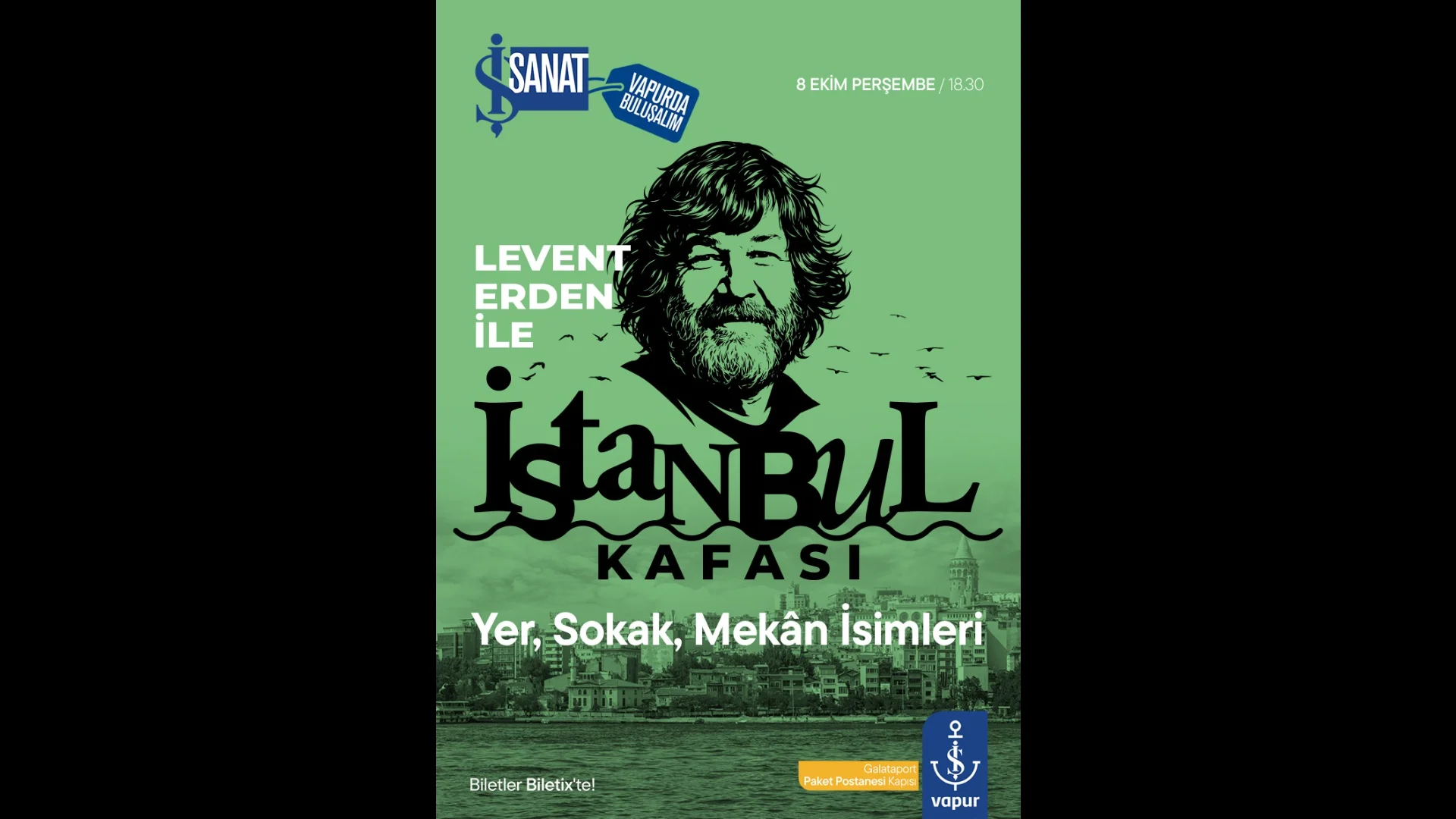 İş Vapur’da Şehir, Sinema Ve Sanat Söyleşileri Ekim Ayında Devam Ediyor