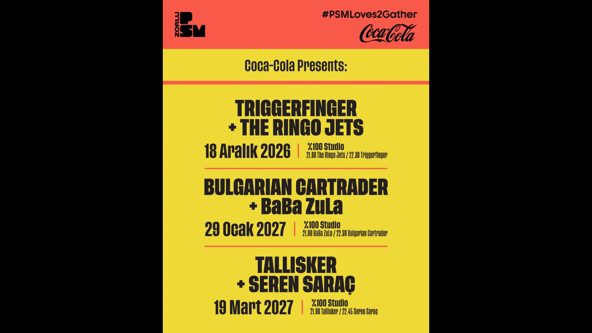 PSM Loves2Gather, Zorlu PSM'de Sınırları Aşan Müzik Deneyimi Sunuyor