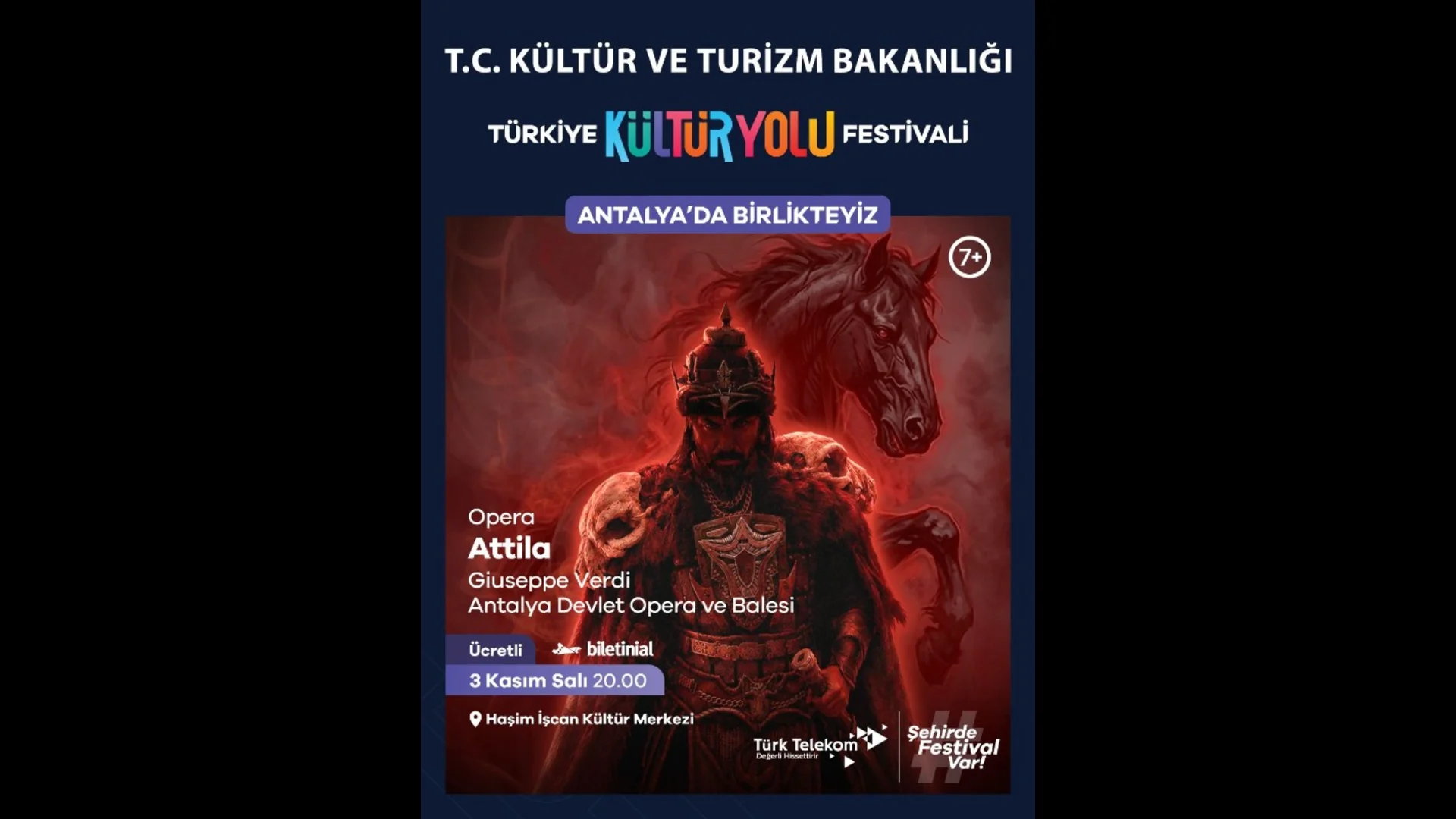 Verdi'nin 'Attila' Operası Antalya Kültür Yolu Festivali'nde Sahneleniyor