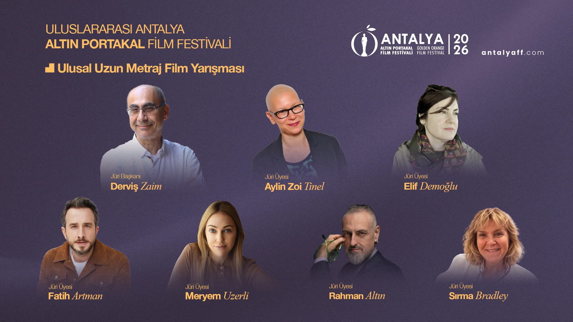Altın Portakal Ulusal Uzun Metraj Jüri Üyeleri Açıklandı