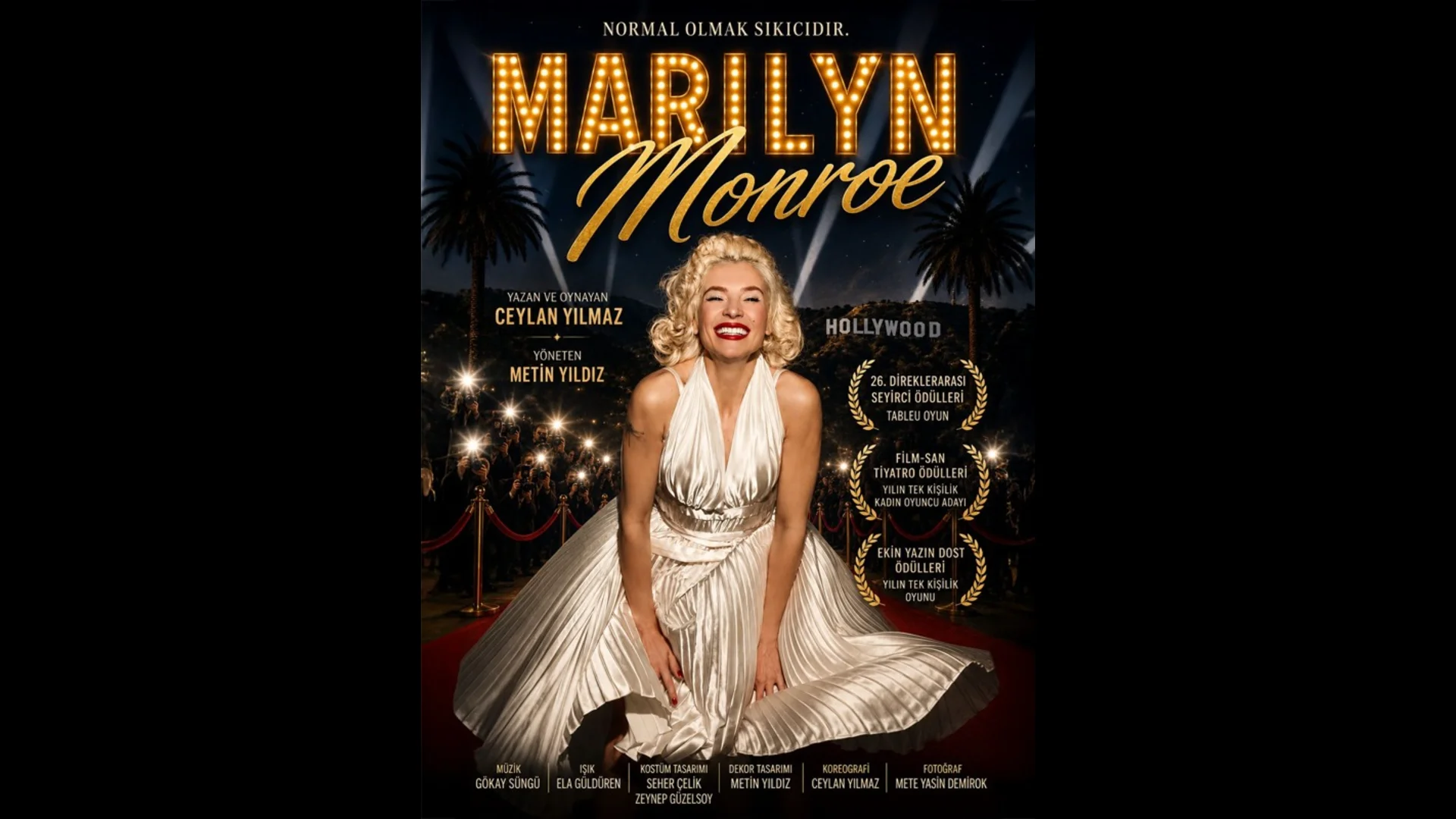 Ceylan Yılmaz'dan 'Marilyn Monroe' Edremit'te