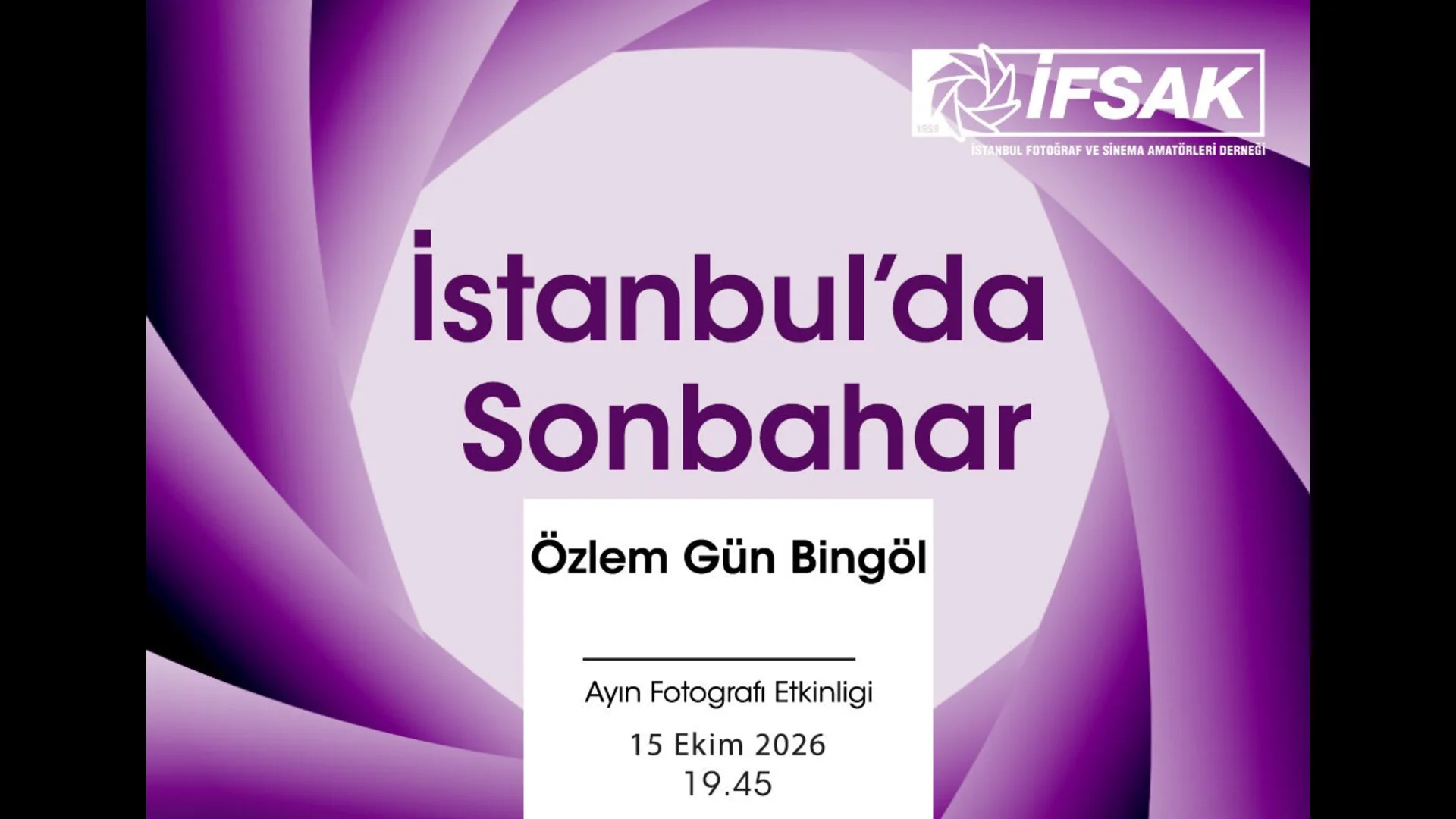 İFSAK Ayın Fotoğrafı: İstanbul'da Sonbahar