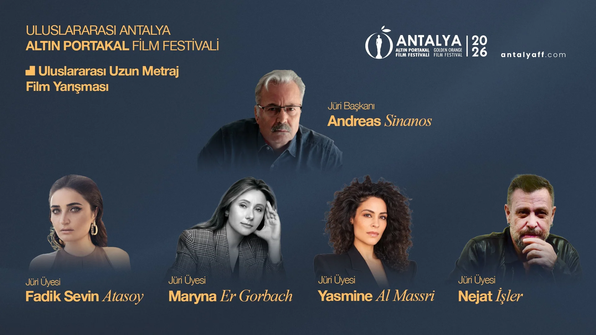 Altın Portakal'ın Uluslararası Jüri Üyeleri Belli Oldu