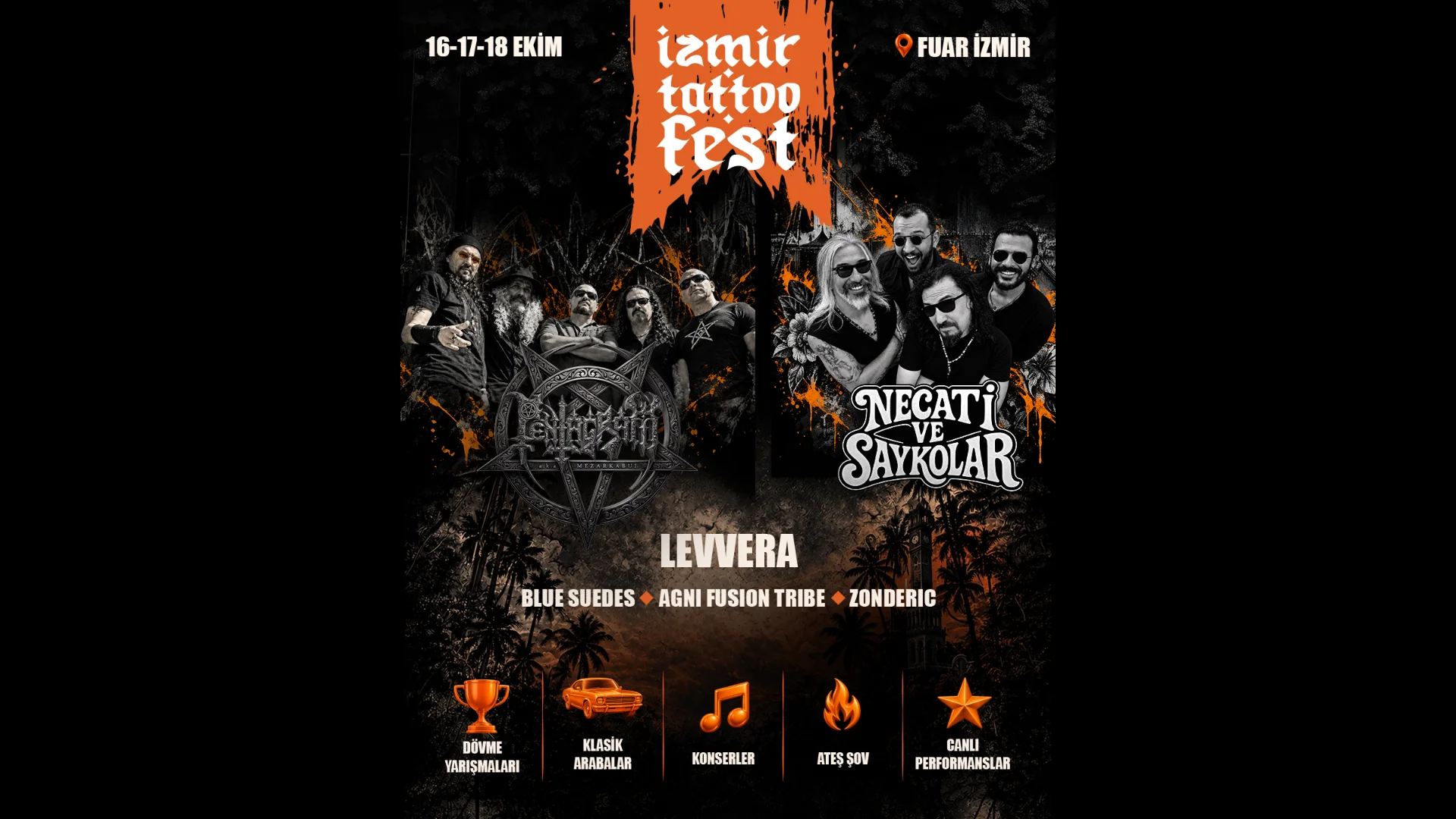 i̇zmir tattoo fest 2026, 16-18 ekim'de fuar i̇zmir'de